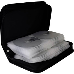 MediaRange BOX55 CD bag Black Nylon holds 96 discs W289xH88xD168mm