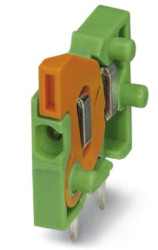 PCB terminal, 1 pole, pitch 2.54 mm, AWG 26-20, 6 A, spring-clamp connection, green, 1791826