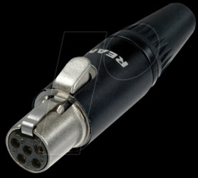 RT5FC-B TINY xlr cable socket, 5-pin