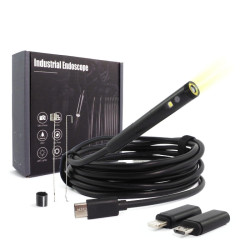 Kamera inspekcyjna 3m 2xFHD 8mm WIFI PRO 3in1 ENDOSKOP HIGH QUALITY dwie kamery