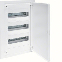 HAGER, Rozdzielnia 3x12, p/t IP40, GOLF, dzrzwi biale