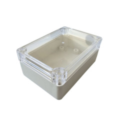 obudowa 83x58x33 IP65 jasna, przezroczyste wieko