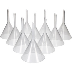 EISCO CH0454E Filter Funnel Pack of 10pcs 5.7&quot; - Polyethylene Plastic