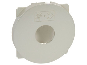 CELIANE Plakietka wyłącznika oświetlenia awaryjnego tytanowa 068499 LEGRAND