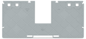 Separator Płyta separatora z drążkiem skoczka WAGO Bloki zacisków do montażu na szynie Mocowanie szynowe