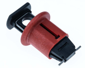 Blokada Miniaturowe blokady wyłączników Brady Czerwony zamki: 1