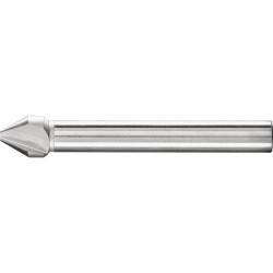 PFERD 25202162 Countersink 8mm HSS deburrs steel &amp; metals 60&#xB0; angle