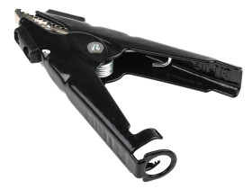 Zacisk krokodylkowy 100A izolowany 51mm Czarny Mueller Electric