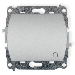 TREND Przycisk /dzwonek/ srebrny metalik 7WP-4