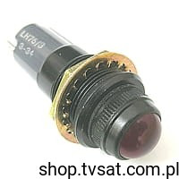 LH76/3 Red Lamp in Socket PANEL-MOUNT DIALIGHT