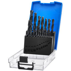 Draper 08850 Black HSS Drill Bit Set (19 Piece) - 08850