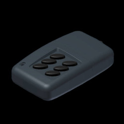 Teko - seria POCKET 11 (11126.4) - obudowa do pilota w kolorze ciemnoszarym (74,7 x 44,1 x 18,2 mm)