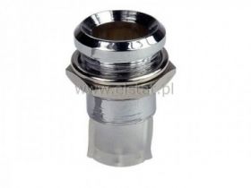 Oprawka LED 8mm chrom. wklęsła O8C-WKL