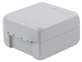 Obudowa ABS szerokość zew. 80 mm długość zew. 89 mm wys. zew. 47 mm Bopla IP66, IP68 Jasnoszary