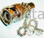 BNC terminator 50 Ohm z łańcuszkiem