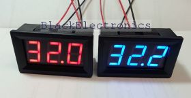 Woltomierz panelowy AC 0-100V 50Hz czerwony