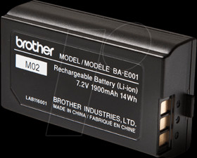 BA-E001 Li-ion battery for Brother labelling machines