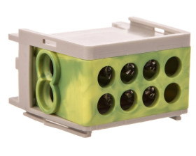 Blok rozdzielczy kompaktowy BRC 25-1/2 żółto-zielony R33RA-02030000601