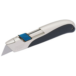 Draper Expert 82833 Soft Grip Trimming Knife with &#x27;Safe Blade Retractor&#x27; Feature