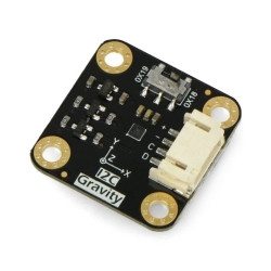 Gravity - LIS2DW12 - akcelerometr 3-osiowy ±2g/±4g/±8g/±16g - I2C - DFRobot SEN0409