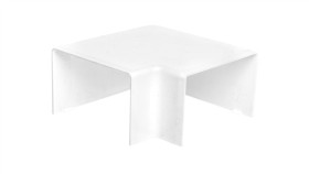 Naroże Płaskie Lh 60X40mm Kremowo-Białe 8653