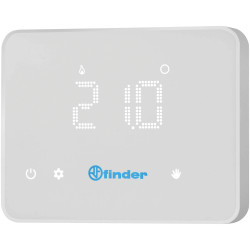 Finder 1T.01.2 Indoor thermostat mechanical white 16A IP20