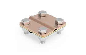 Złącze krzyżowe 4-otworowe M8x20 1.1 CU/OC /90100106/