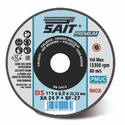 Tarcza ścierna Tarcza do usuwania zadziorów 115mm SAIT 6mm