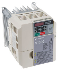 Przekształtnik częstotliwości 1.1 kW 1-fazowy 230 V AC 6 A 0.1 → 400Hz V1000 Profibus Silniki AC