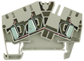 Złączka szynowa przelotowa ZDU 4-2/3AN 1770360000 /100szt./