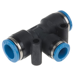 Złączka pneumatyczna Wciskane 10 mm Wciskane 10 mm Festo Adapter teowy do rur