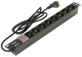 Listwa zasilająca do szaf RACK 19cali L19/8