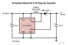 Micropower DC/DC Converter Adjustable and Fixed 5V, 12V