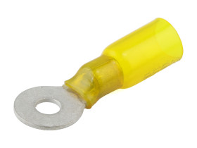 Zacisk oczkowy Ø , M5 izolowany Żółty Molex