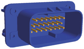 Złącze samochodowe 23-pinowe TE Connectivity 3-rzędowe Męski AMPSEAL Montaż na panelu Lutowane Złącze PCB