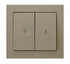 KIER Łącznik żaluzjowy /z blokadą mechaniczną/ beżowy ŁP-7WB/01