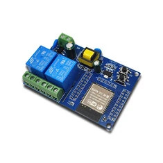 Zasilacz AC220V moduł przekaźnika 2 kanałowego ESP32 Wi-Fi bluetooth,Płytka rozwoju drugorzędnego ESP32