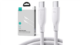 Kabel Usb-C / Usb-C Joyroom Sa34-Cc3 100Cm 60W 5A Pd W Oplocie Biały