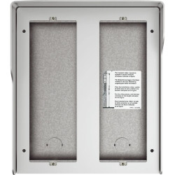 Obudowa natynkowa z daszkiem do paneli sfera 6 modułów aluminium 350661