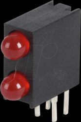 A694B/2SUR/S530-A2 LED component, red, 3 mm, 20 mcd, 60°