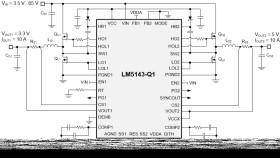3.5-V to 65-V low Iq, dual, 2-phase synchronous buck DC-DC controller