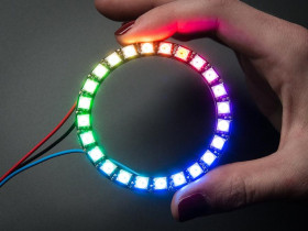 Adafruit NeoPixel Ring - 24 x 5050 RGB LED with Integrated Drivers