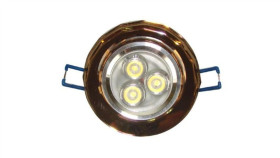 Downlight Led Power Tauri Brown 3*1W Biały Dzienny