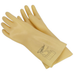 Sealey HVG1000VL Electrician's Safety Gloves 1kV Pair