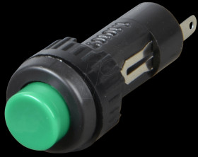 1.10.107.011/0507 Button, NO, 24 V, 0.1 A, Ø 9.1 mm, green
