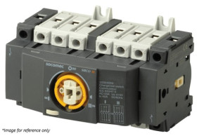 Przełącznik przełączający 4-biegunowy-biegunowy 25A Socomec Szyna DIN 11.3kW