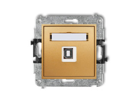 MINI Gniazdo USB-AB 2.0 złoty 29MGUSB-3 KARLIK