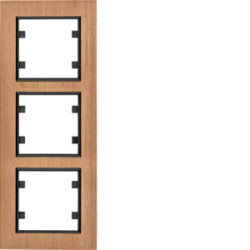 Lumina passion Ramka 3-krotna pionowa drewno buk WL9135