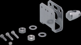 Mounting kit, with device protection, round profile, Ø 14 mm for optoelectronic sensors, E21142