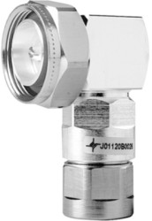 7/16 plug 50 Ω, RFA 1/2&#39;&#39;-50, LDF4-50A,HFC 12D, clamp/clamp, angled, 100024406